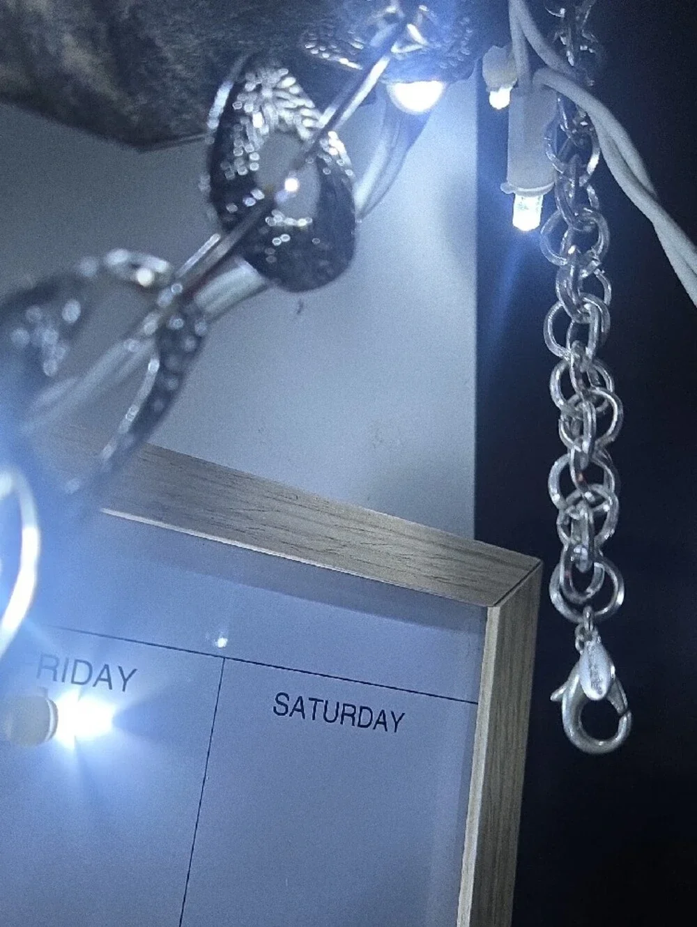 Chico's Silver Linked Chain Belt